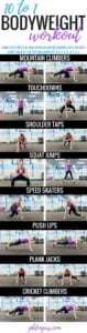 body weight workout
