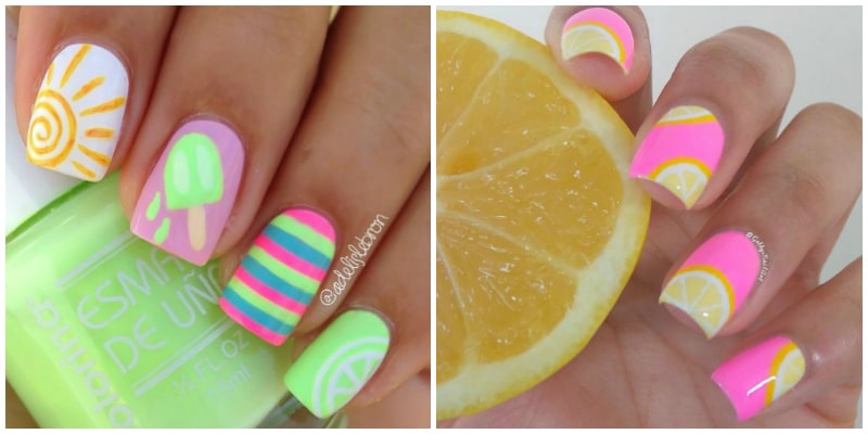 top 10 nail art designs for summer