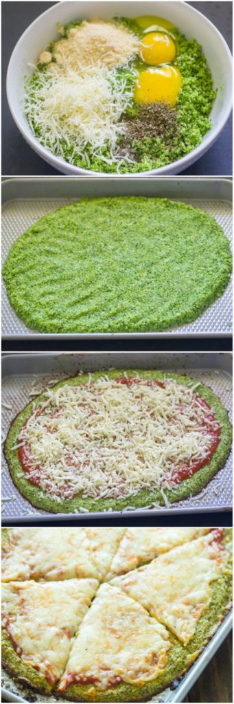 Try this broccoli crust pizza if you are looking for a low-carb and gluten free option for pizza!