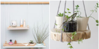 These 20 DIY Hanging Shelves Are Perfect If You Are Looking To Try A More Minimalist Approach With Your Home Decor. Perfect for those who love indoor gardens!