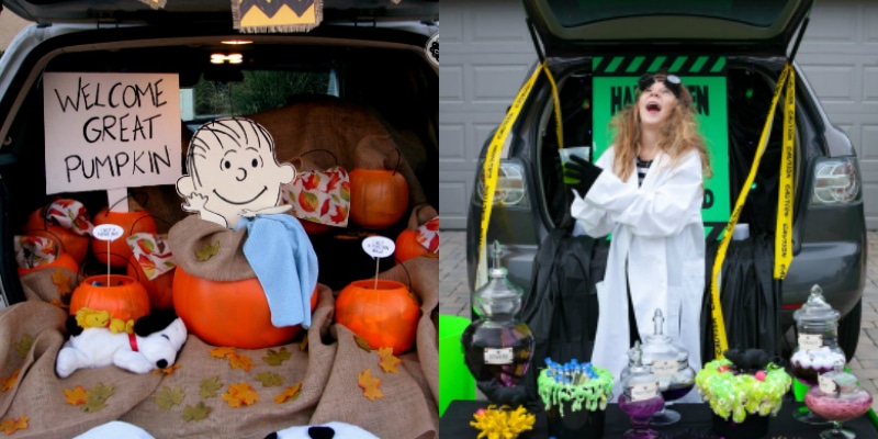 These 15 Trick Or Treat Trunk Ideas Are The BEST! These themes are so cute and creative!