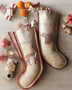 These 24 DIY Christmas Stockings Are PERFECTION! They have such a creative handmade quality to them.