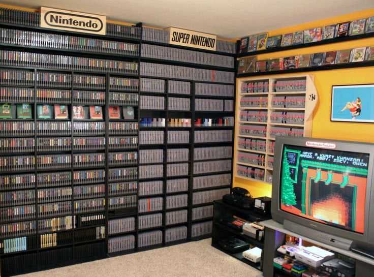 Nintendo Lover's Game Room Setup