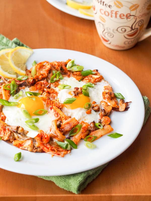 Find out how to make the perfect keto kimchi morning scramble!