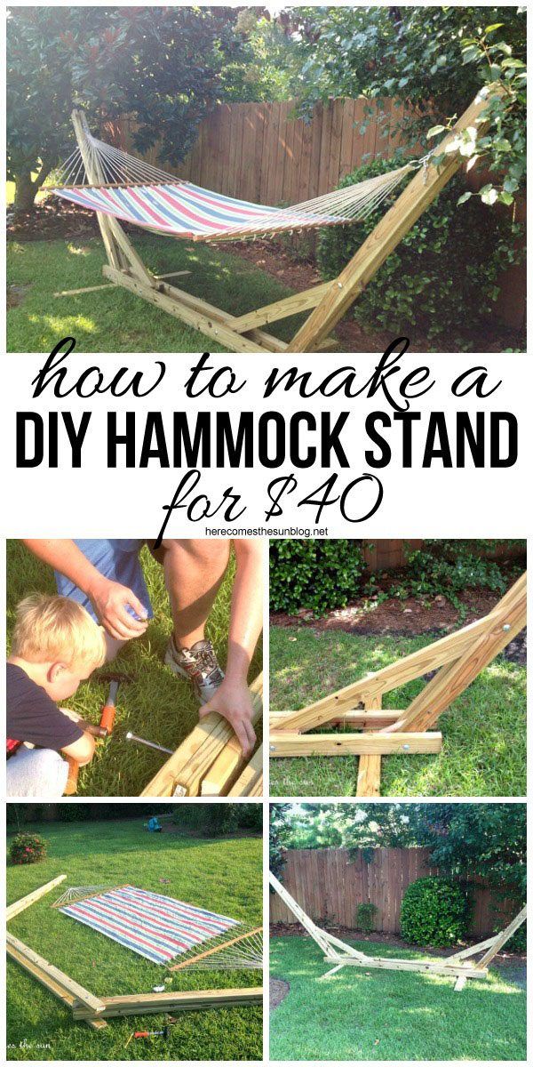 DIY Hammock Stand for $40