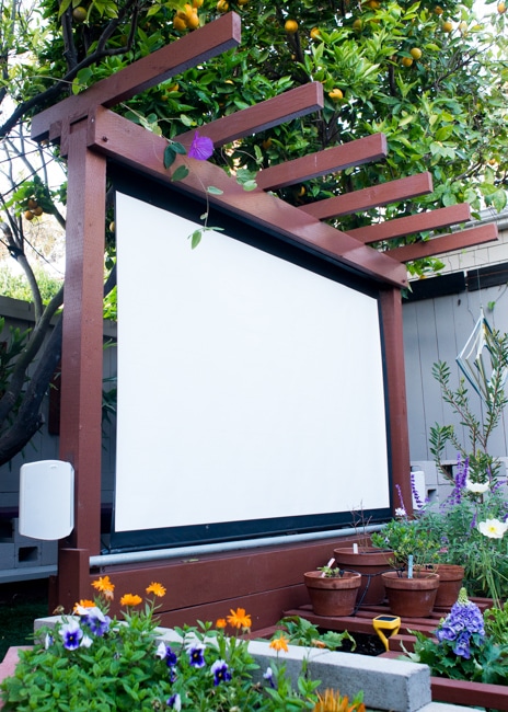 DIY Backyard Home Theater Project