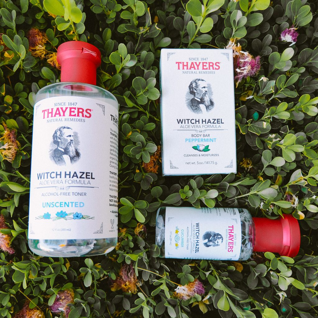 Thayer's Witch Hazel Toner, Travel Size Toner and Peppermint Body Bar for Men
