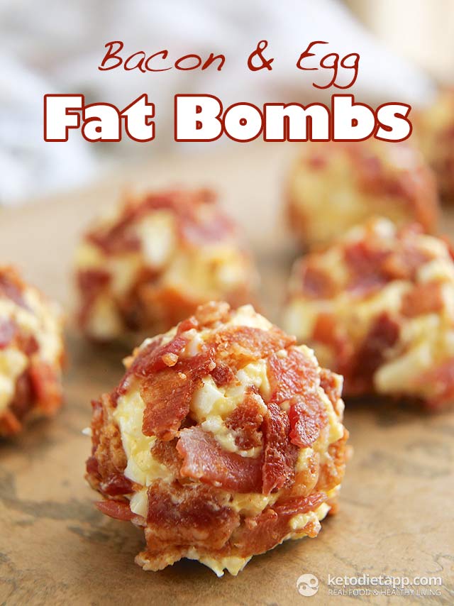 Bacon Egg Fat Bombs