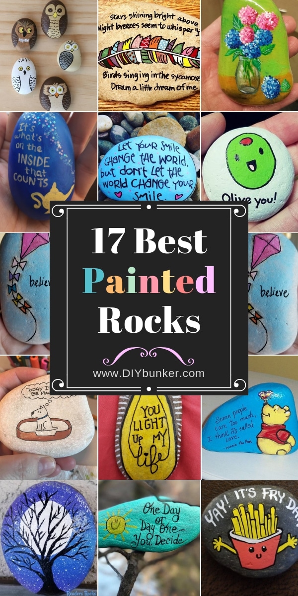 17 Painted Rocks for Spreading Kindness