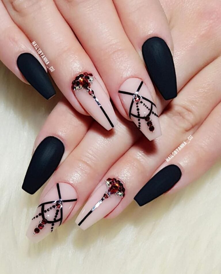 36 Best Coffin Nail Designs You Should be Rocking in 2020