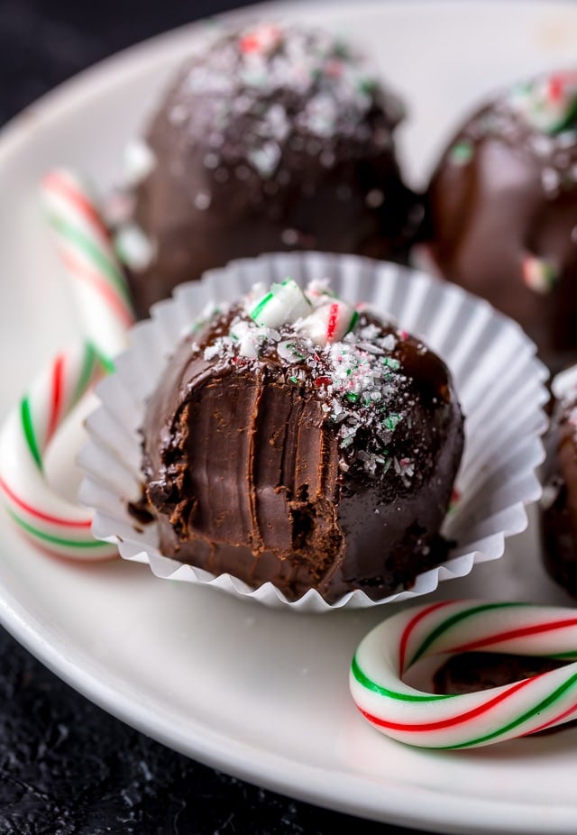 Peppermint Chocolate Christmas Truffle Recipe