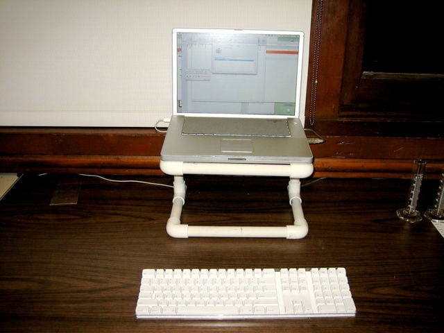 How to Build a PVC Pipe Laptop Stand