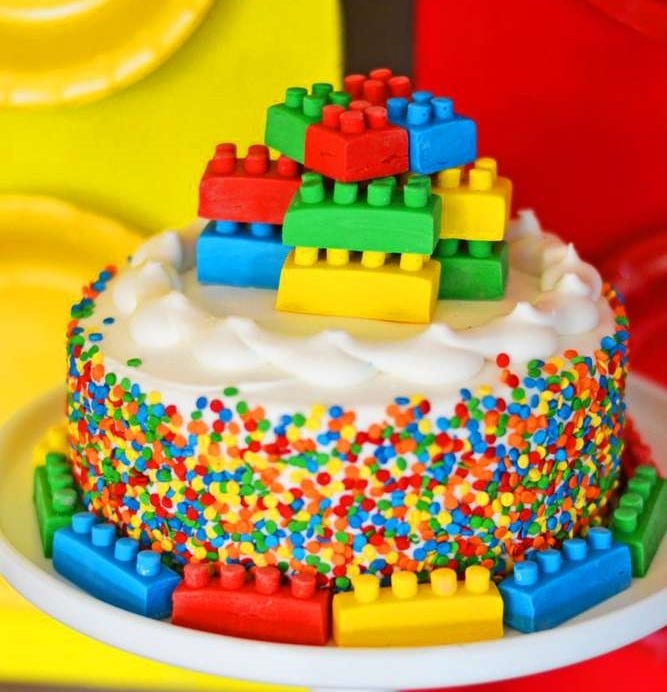 Lego Birthday Cake