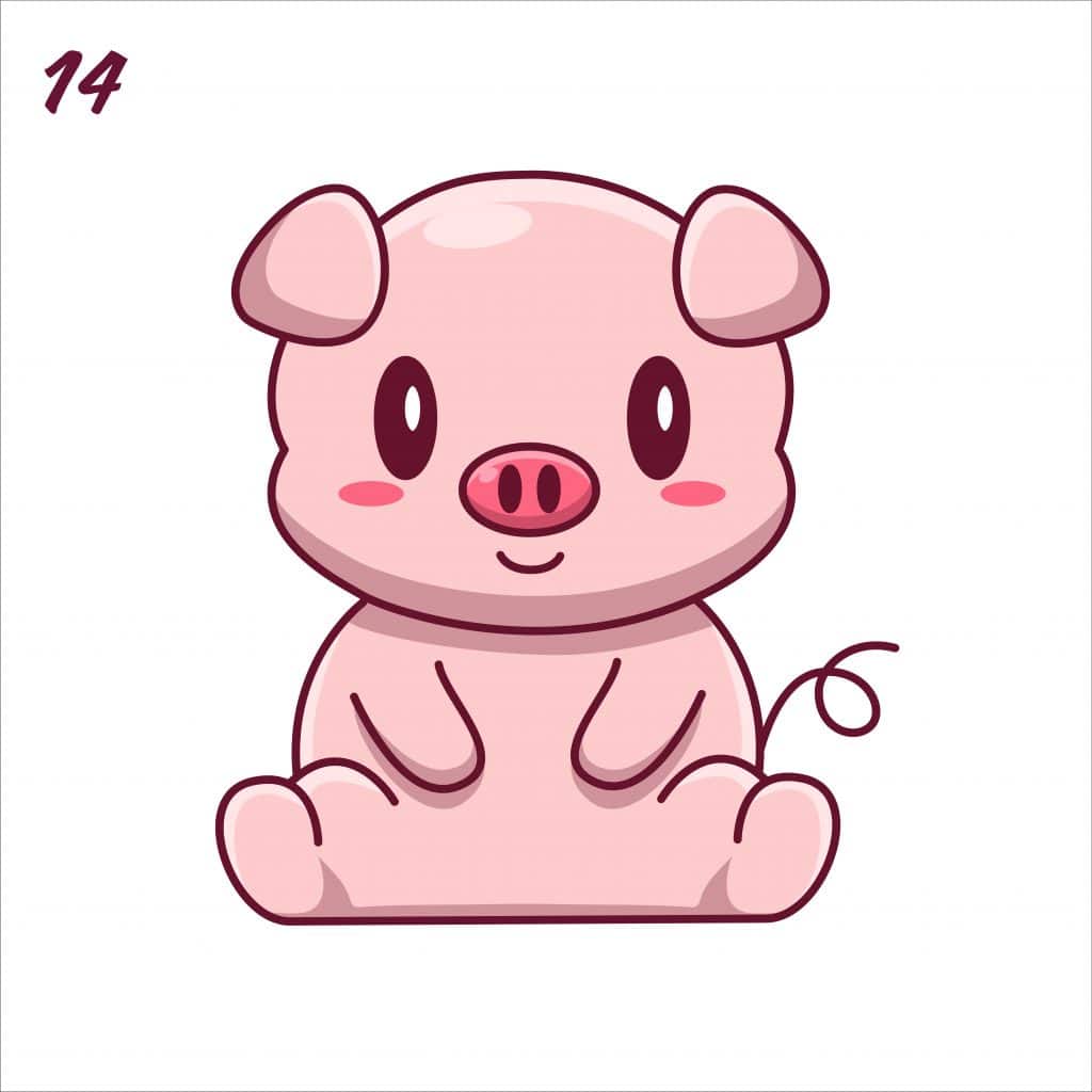 How to Draw a Pig: Easy Step-by-Step Pig Drawing [With Video]
