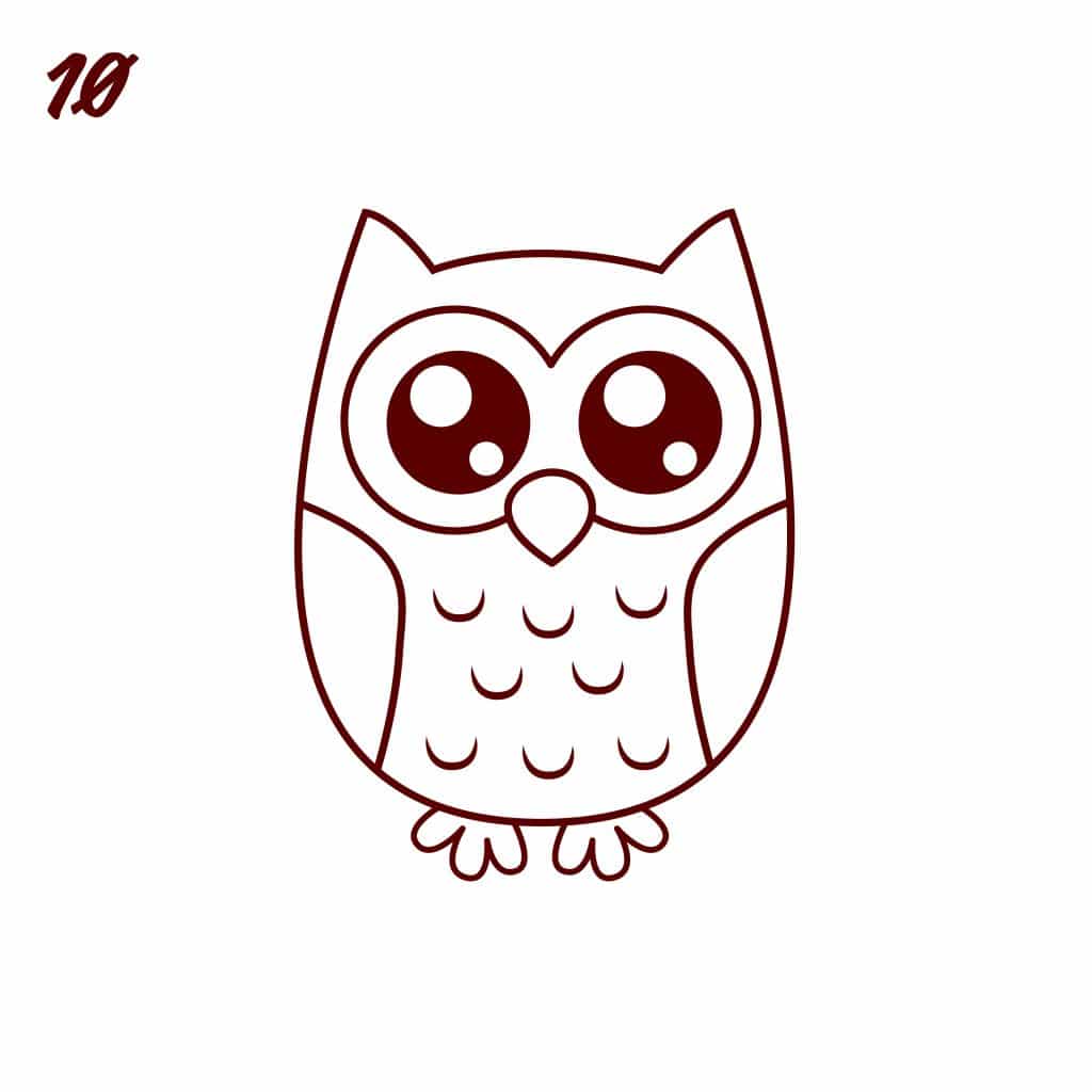 How to Draw an Owl: Easy Step-by-Step Owl Drawing [With Video]
