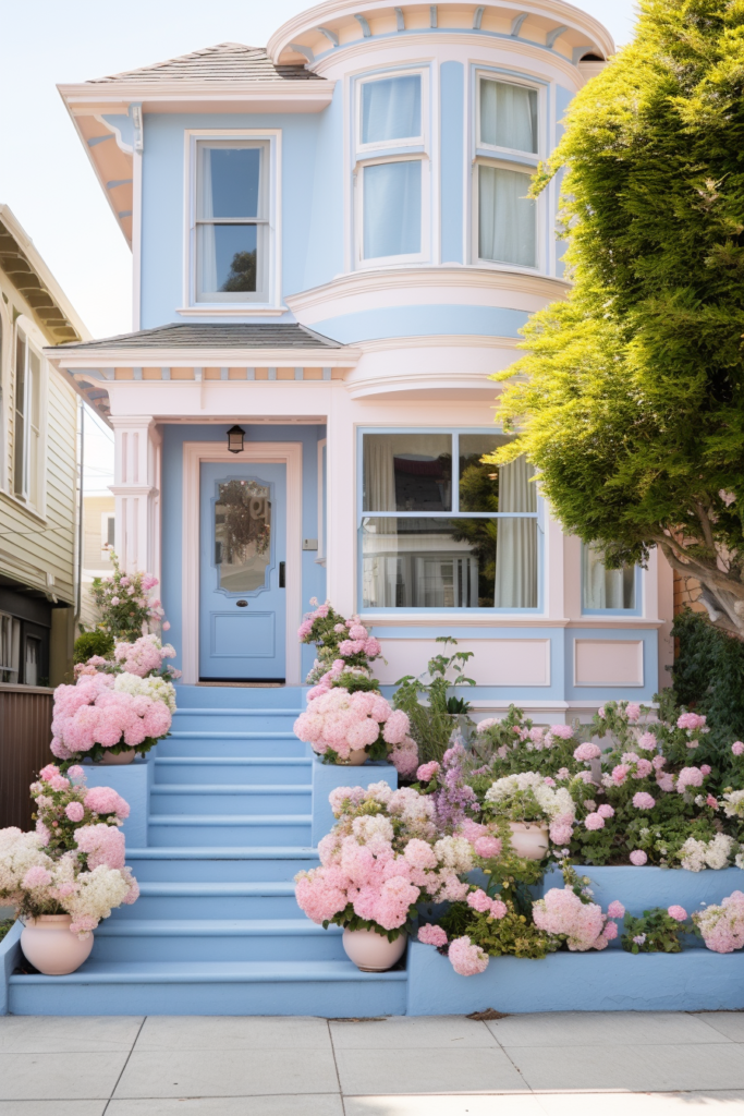 18 Pastel Home Exterior Ideas That'll Make Your Heart Sing