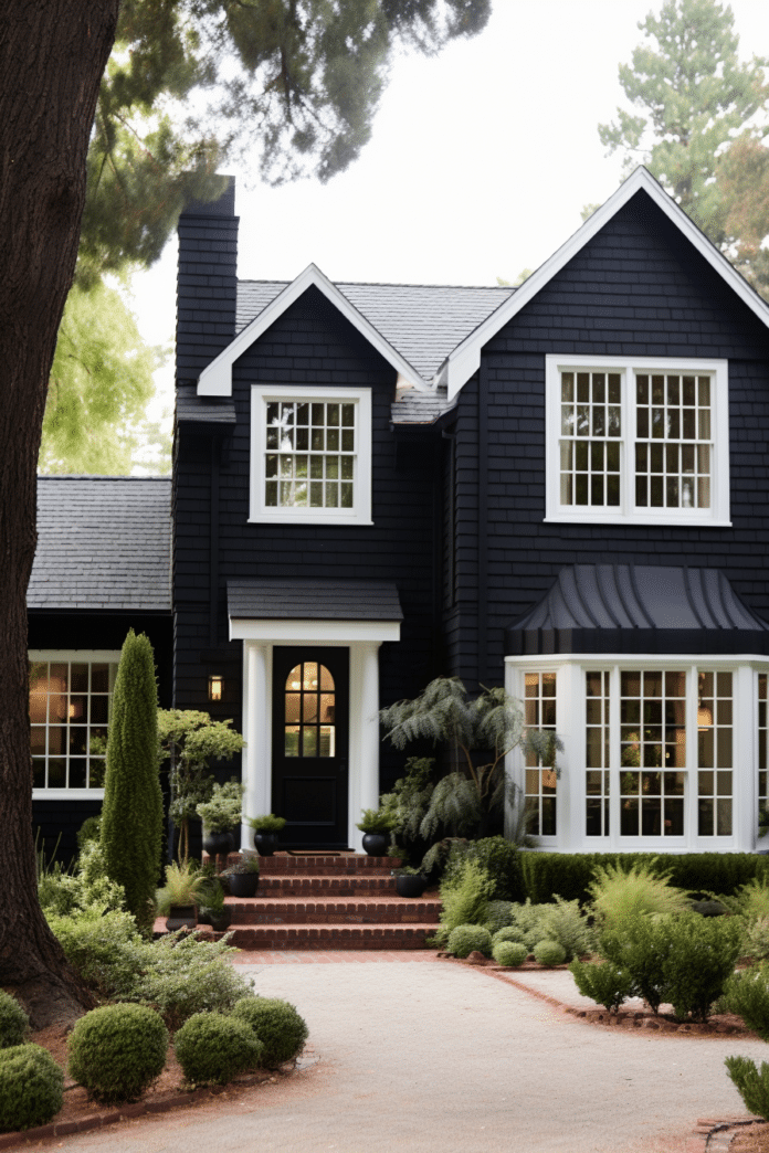 Elegant Black Home Exterior Ideas