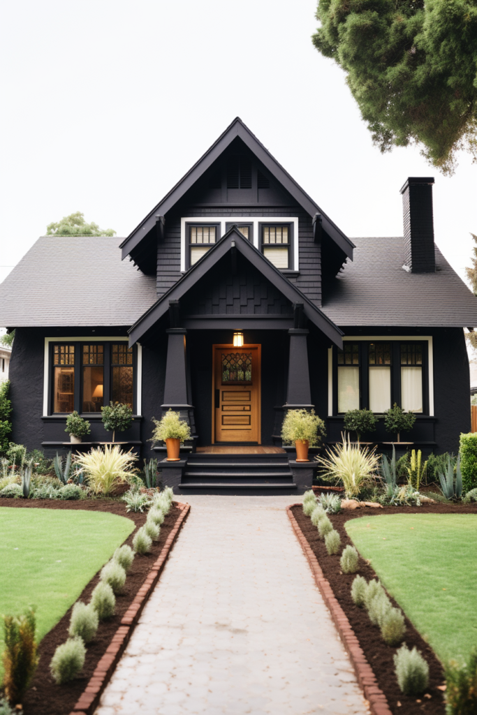 40+ Elegant Black Home Exterior Ideas