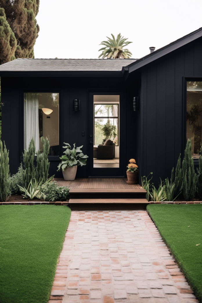 40+ Elegant Black Home Exterior Ideas