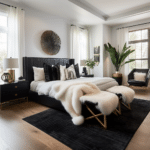 Black and White Bedroom Decor (10)