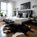 Black and White Bedroom Decor (11)