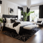 Black and White Bedroom Decor (12)