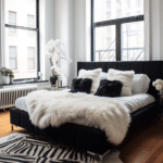 Black and White Bedroom Decor (13)
