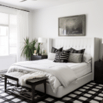 Black and White Bedroom Decor (15)