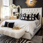 Black and White Bedroom Decor (16)