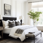 Black and White Bedroom Decor (2)