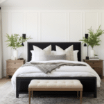 Black and White Bedroom Decor (21)
