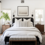 Black and White Bedroom Decor (22)