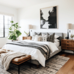 Black and White Bedroom Decor (24)