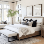 Black and White Bedroom Decor (29)