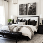 Black and White Bedroom Decor (3)