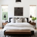 Black and White Bedroom Decor (33)