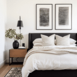 Black and White Bedroom Decor (34)