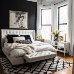 Black and White Bedroom Decor (36)
