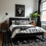 Black and White Bedroom Decor (39)