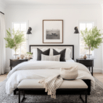 Black and White Bedroom Decor (4)