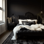 Black and White Bedroom Decor (51)