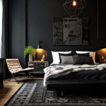 Black and White Bedroom Decor (64)