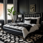 Black and White Bedroom Decor (69)