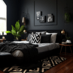 Black and White Bedroom Decor (71)
