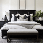 Black and White Bedroom Decor (76)