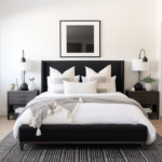 Black and White Bedroom Decor (77)