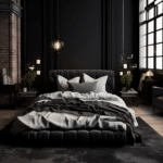 Black and White Bedroom Decor (78)