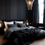 Black and White Bedroom Decor (82)