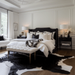 Black and White Bedroom Decor (9)