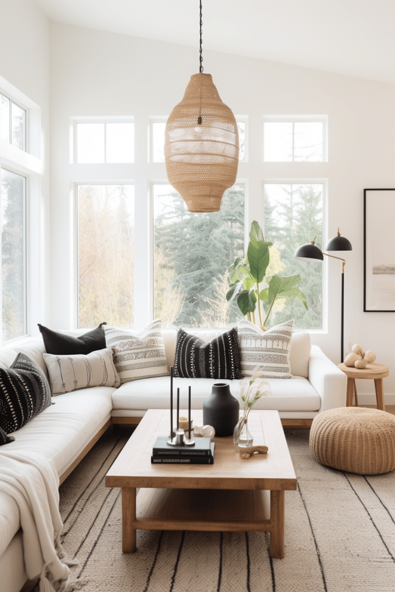 Black And White Lounge Decor Ideas